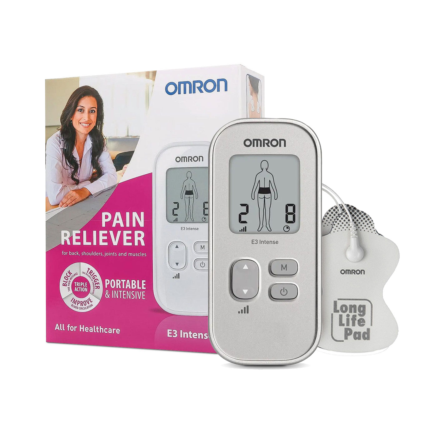 Home pain relief with OMRON E3 Intense